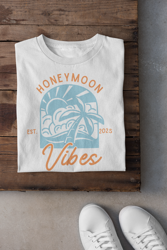 Honeymoon Vibes Beach T-shirt