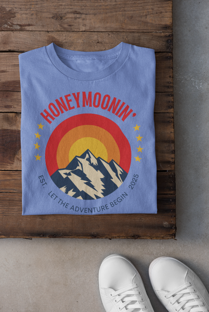 Honeymoonin' Let the Adventure Begin T-shirt